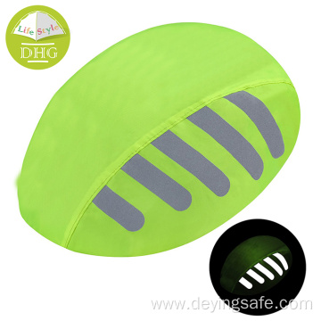 Bicycle Helmet Cover With Reflective Stripes